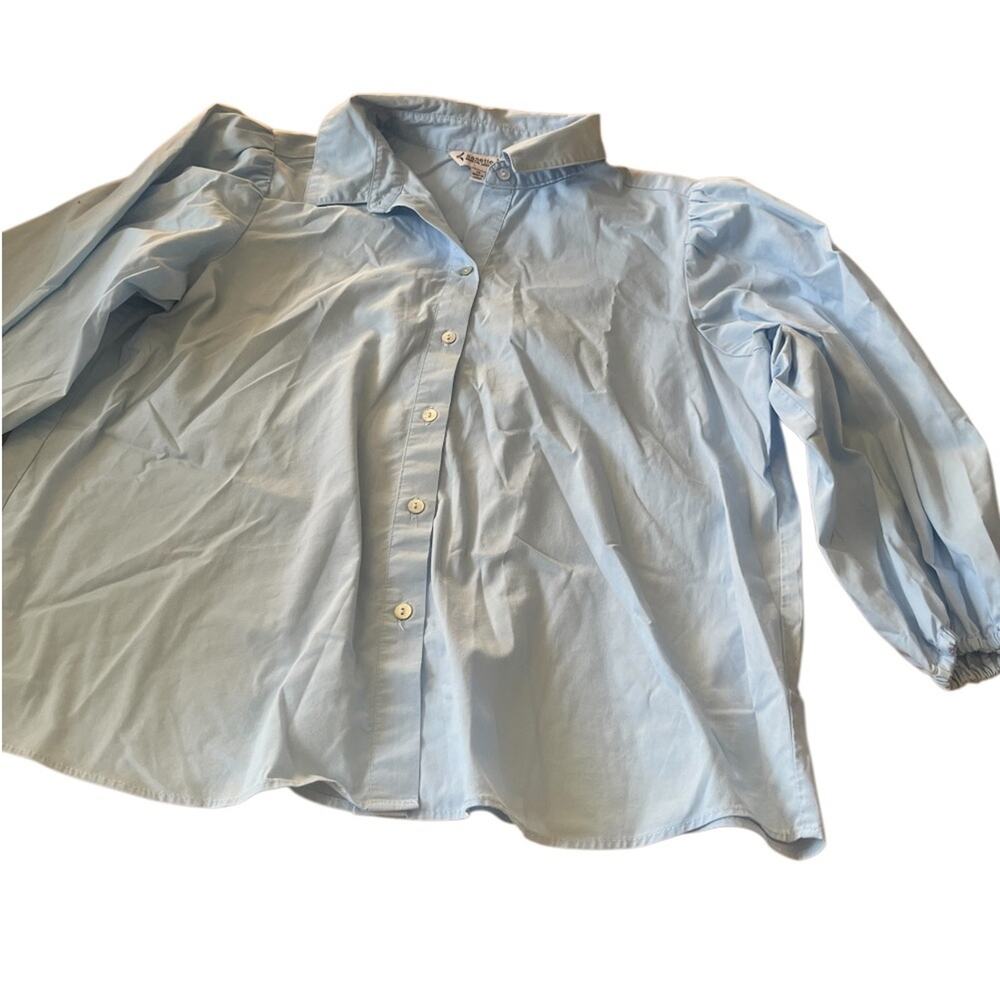 Nanette Lepore Light Blue Button Down Shirt, size Medium